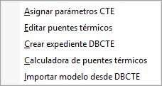 Menú real del plugin con el modelo cargado.